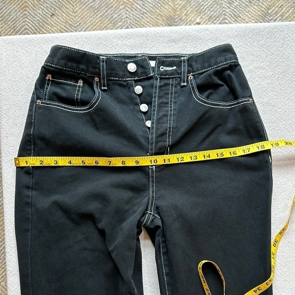 PacSun Black ultra high rise “dad Jean” SZ 26 - Picture 9 of 9